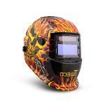 Tweco WeldSkill Auto-Darkening Helmet - Skull and Fire